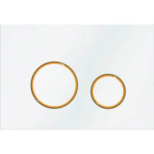 Изображение товара Клавиша KKPol Vitrum Grande V4 Orbis SPP/046/0/K, механическая, цвет белый глянец/золото матовое