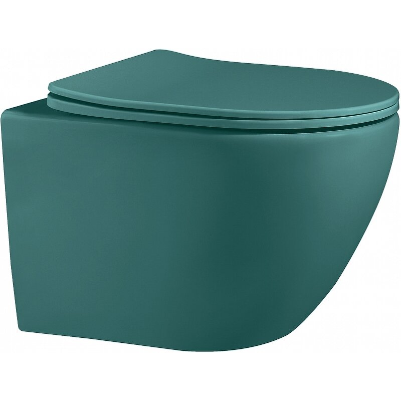 Изображение товара Подвесной унитаз Abber Bequem AC1101MBG безободковый с микролифтом