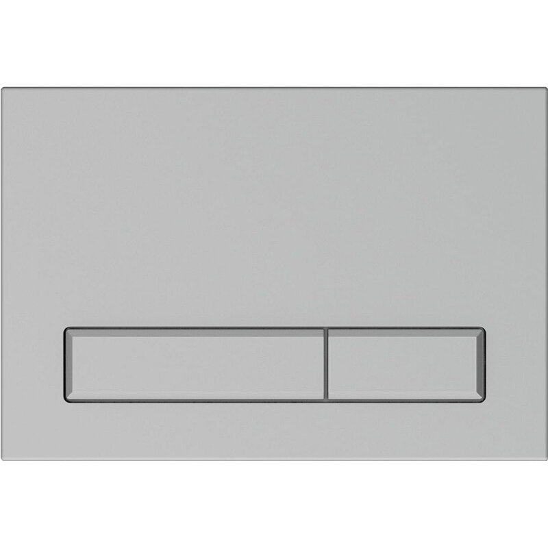 Изображение товара Клавиша механическая KKPol M08 сатин для унитаза, пластик, 22 см