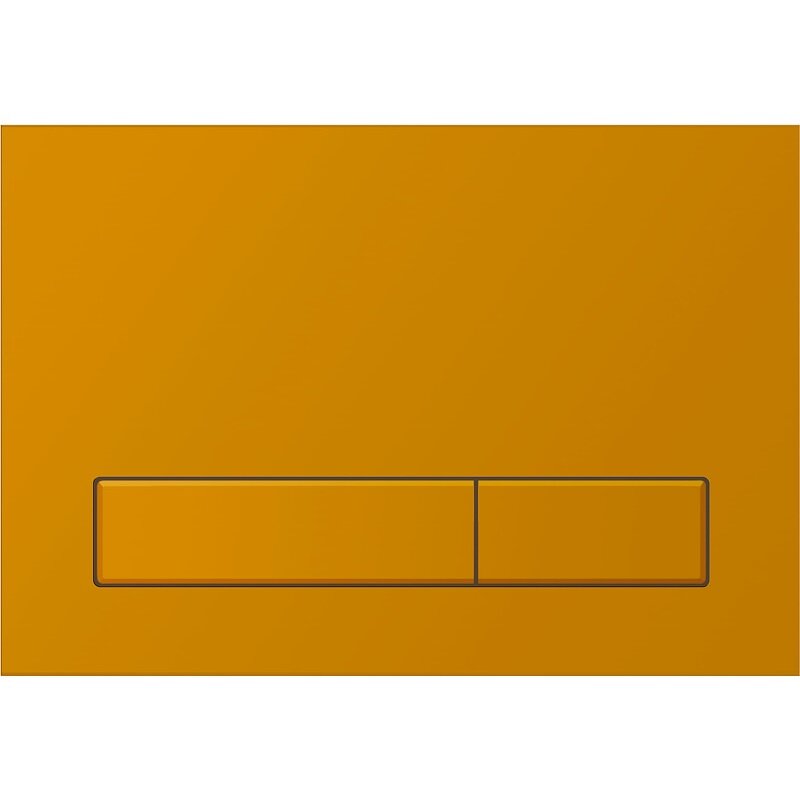 Изображение товара Механическая клавиша KKPol M08 золотого матового цвета для унитаза