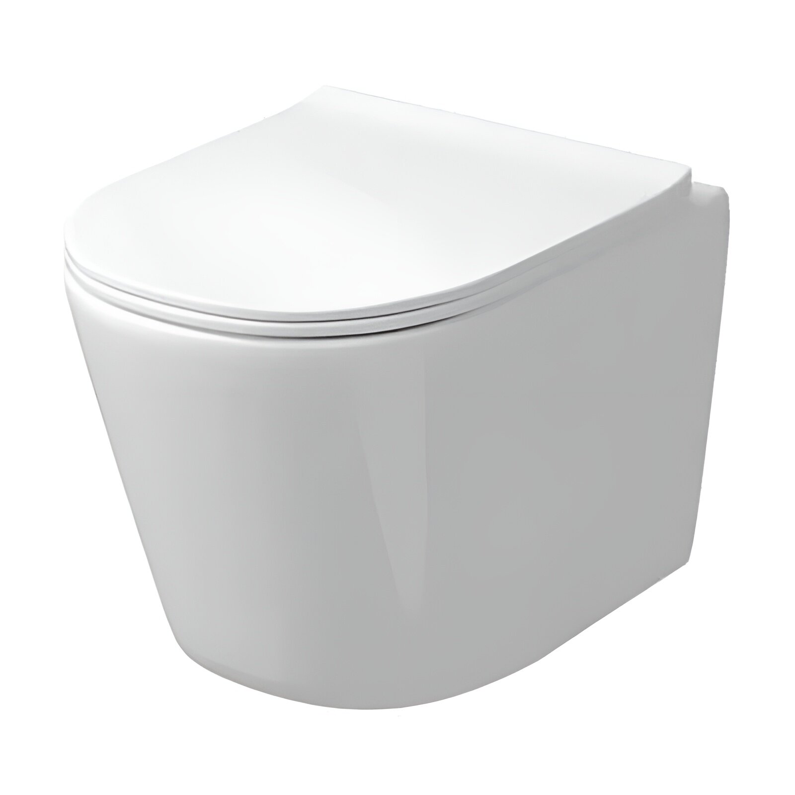 Изображение товара Подвесной унитаз Grossman безободковый с крышкой Soft Close и смывом Торнадо