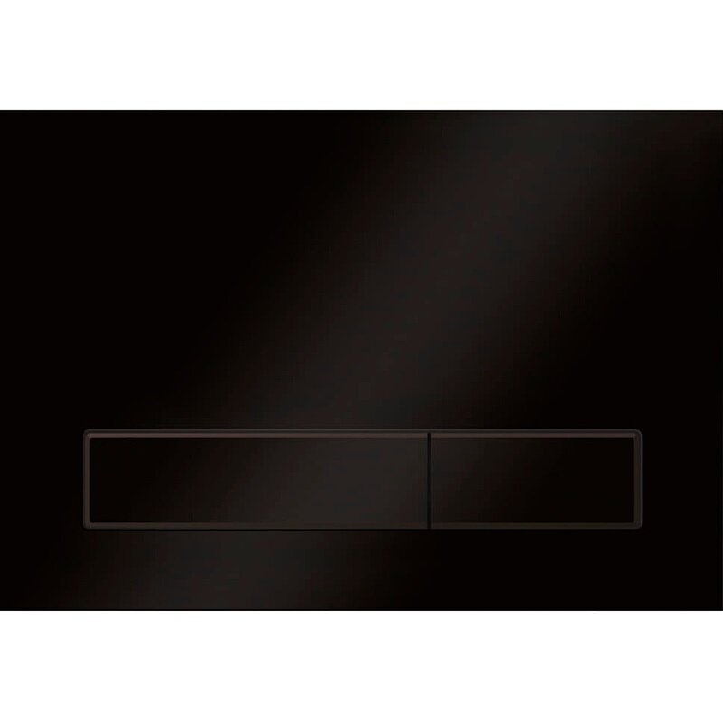 Изображение товара Клавиша KKPol M08 механическая для унитаза черный матовый 22 см