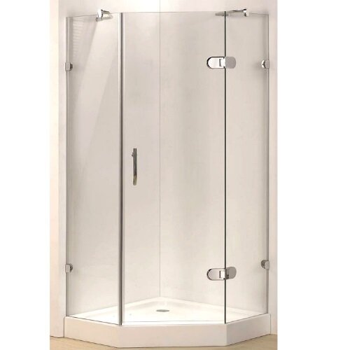 Изображение товара Душевой уголок Timo BY-839 80x80x200 см пятиугольная конструкция стекло прозрачное