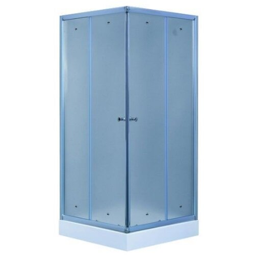 Изображение товара Душевой уголок Timo TL-1102 F Fabric Glass с матовым стеклом, 100x100x200 см