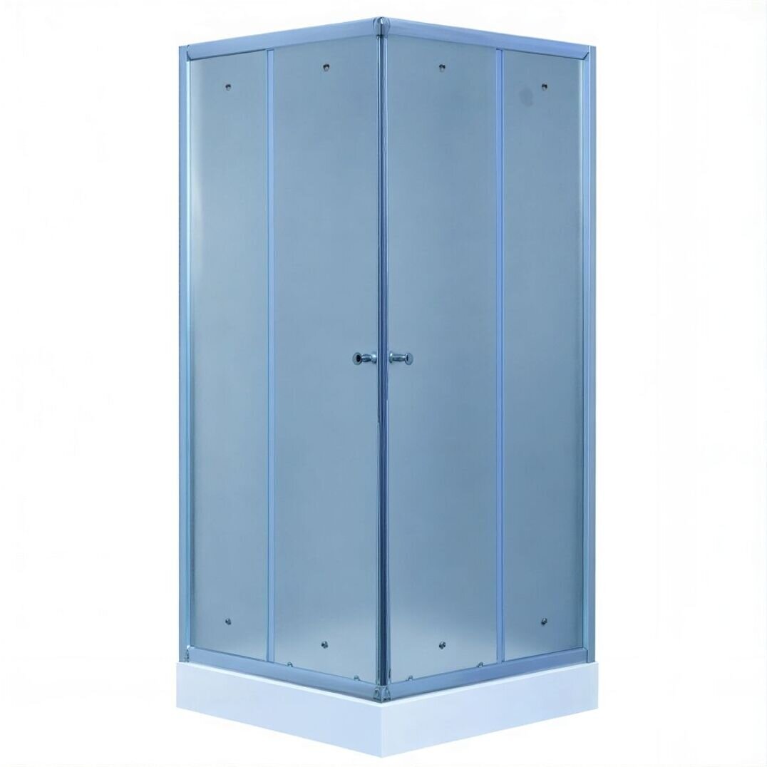 Изображение товара Душевой уголок Timo TL-1102 F Fabric Glass, TL-1101F, стекло матовое, 100 х 100 х 200 см Изображение товара Душевой уголок Timo TL-1102 F Fabric Glass, TL-1101F, стекло матовое, 100 х 100 х 200 см