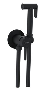 Изображение товара Гигиенический душ Sancos Start, SC1001MB, со смесителем, черный матовый