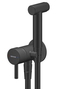 Изображение товара Гигиенический душ Sancos Atom, SC2001MB, со смесителем, черный матовый
