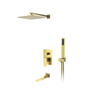 Изображение товара Душевая система D&K Bayern.Liszt DA1515607A04, золото матовое, с изливом