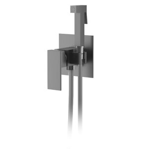 Изображение товара Гигиенический душ D&K Bayern.Liszt, DA1514506, со смесителем, серый графит