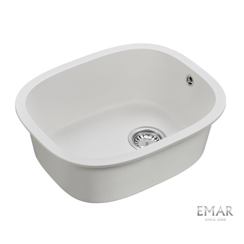 Изображение товара Мойка Emar Quartz EMQ-1560.P Агат 56 см, одна чаша, агат