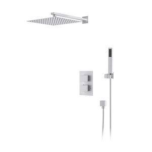 Изображение товара Душевая система D&K Bayern.Liszt DA2515708A04 термостатическая белый матовый