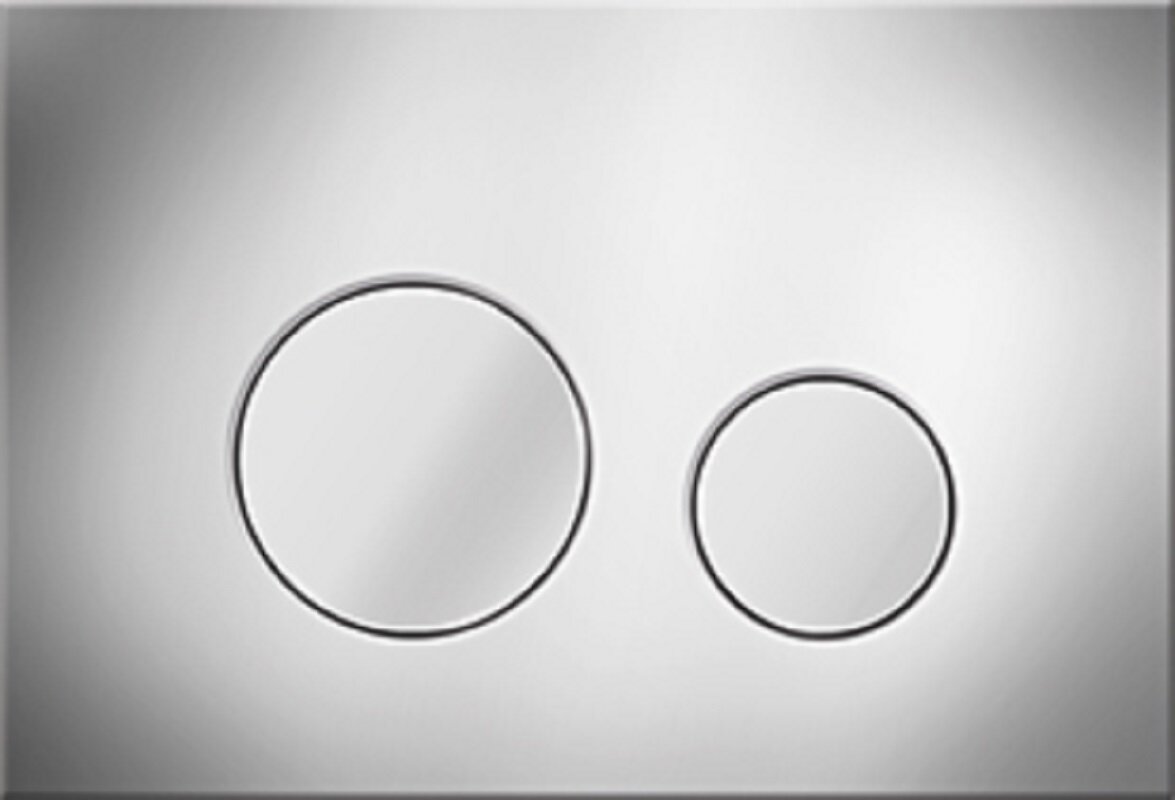 Изображение товара Клавиша для унитаза KKPol M11 механическая хром глянцевый