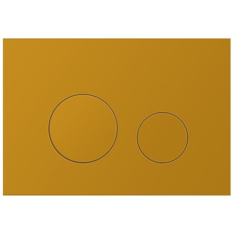 Изображение товара Клавиша KKPol M11 механическая, золото матовое, для унитаза, Польша