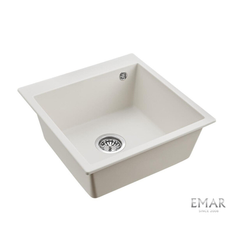 Изображение товара Кухонная мойка Emar Quartz EMQ-1640.Q Агат 64 см искусственный камень