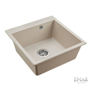 Изображение товара Мойка кухонная Emar Quartz EMQ-1640.Q Берилл 64 см, цвет берилл