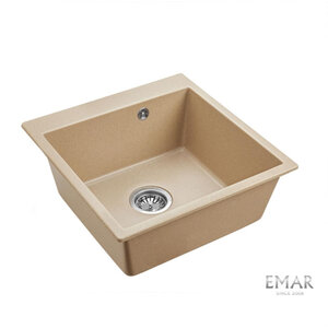 Изображение товара Мойка кухонная Emar Quartz EMQ-1640.Q Сардоникс 64 см