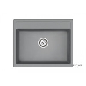 Изображение товара Мойка кухонная Emar Quartz ALмаз 64 см, искусственный камень, матовая поверхность