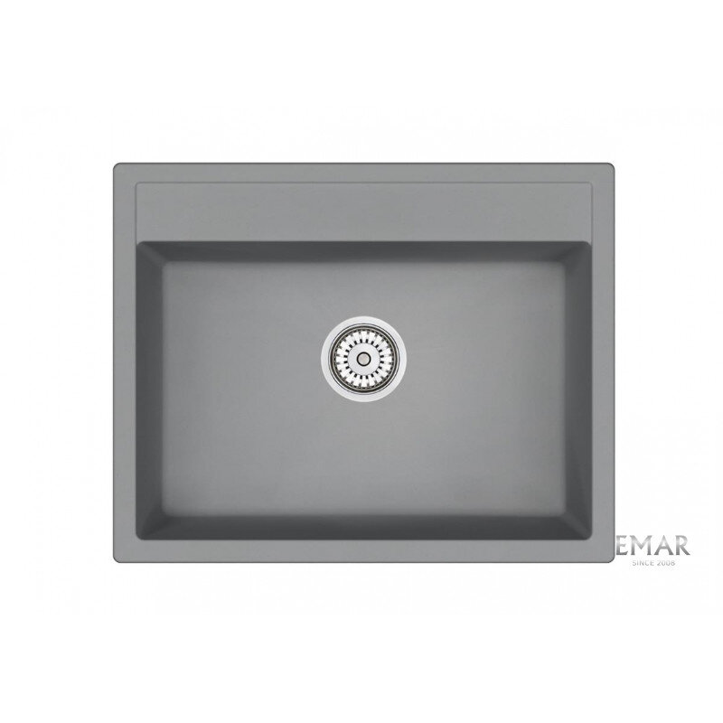 Изображение товара Мойка кухонная Emar Quartz EMQ-1640.Q Алмаз 64 см, цвет алмаз