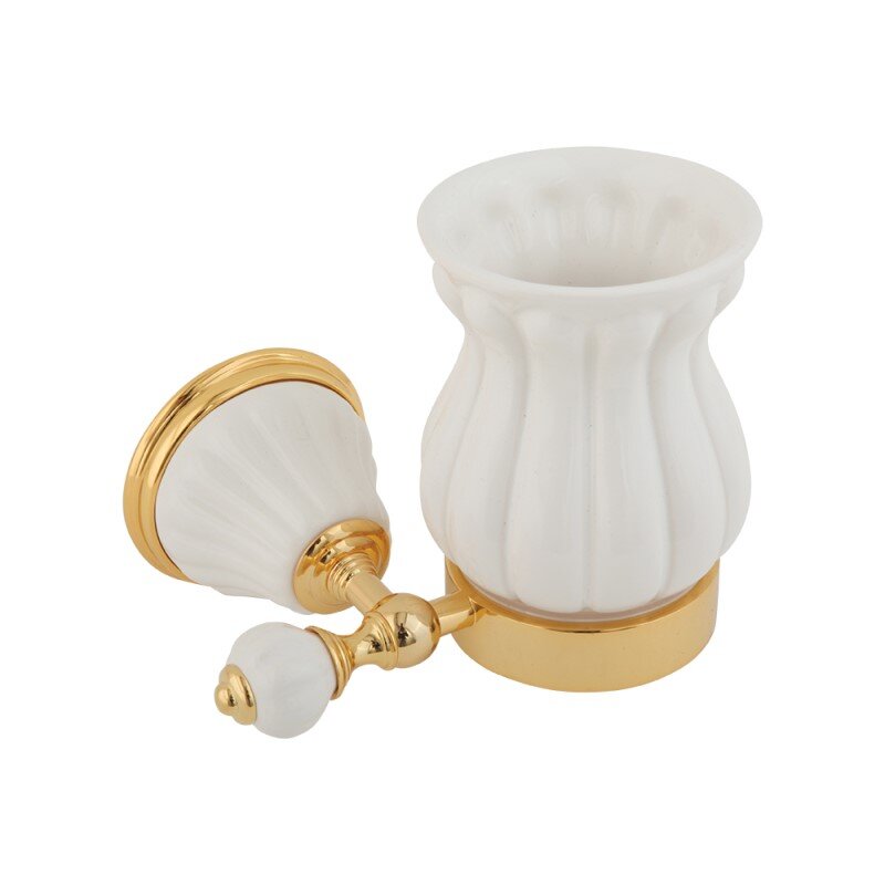 Изображение товара Настенный стакан для ванной Migliore Olivia ML.OLV-60.602 хром бронза золото