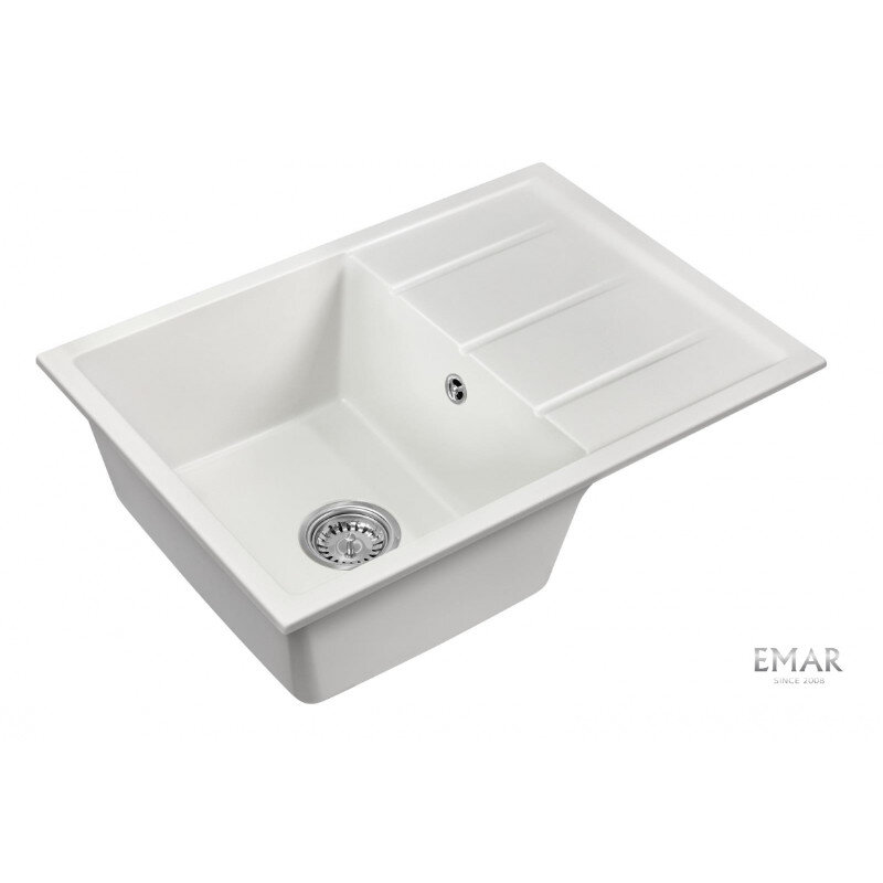 Изображение товара Мойка кухонная Emar Quartz EMQ-1700.Q Агат 70 см, цвет агат
