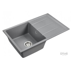 Изображение товара Кухонная мойка Emar Quartz 80 см алмаз искусственный камень накладная