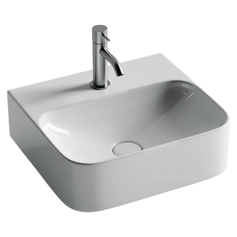 Изображение товара Раковина Ceramicanova Aura CN2005, 45 см, подвесная, сантехфарфор, цвет белый