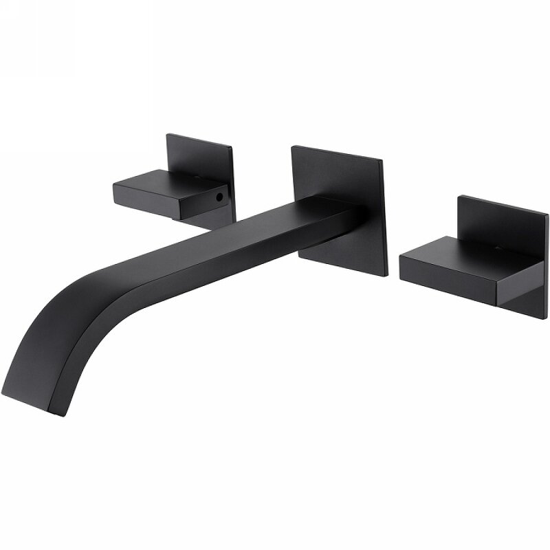 Изображение товара Смеситель Abber Wasserfall AF8612B для раковины, цвет черный матовый