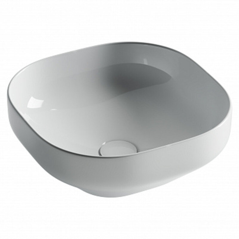 Изображение товара Раковина Ceramicanova Element CN5032, квадратная, накладная, 40 см, белая