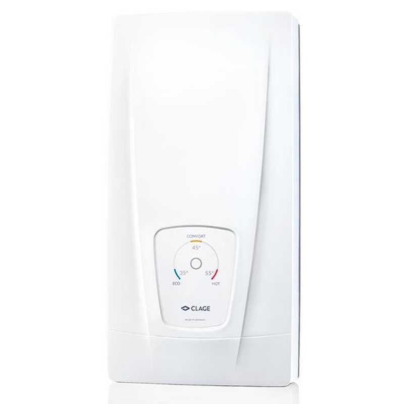 Изображение товара Проточный водонагреватель Clage DLX 18 Next 18 кВт для настенного монтажа