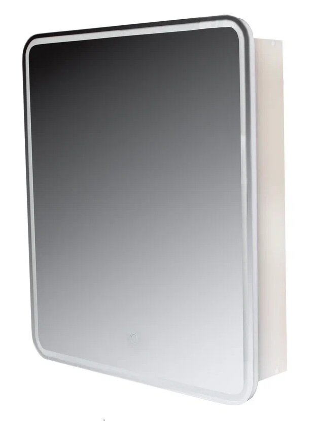 Изображение товара Зеркальный шкаф с подсветкой Style Line El Fante Каре 70 см белый