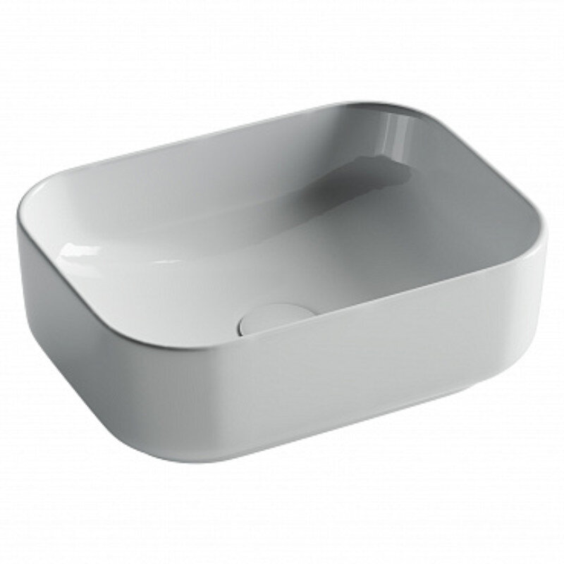 Изображение товара Раковина Ceramicanova CN5042, накладная, прямоугольная, белая Изображение товара Раковина Ceramicanova CN5042, накладная, прямоугольная, белая