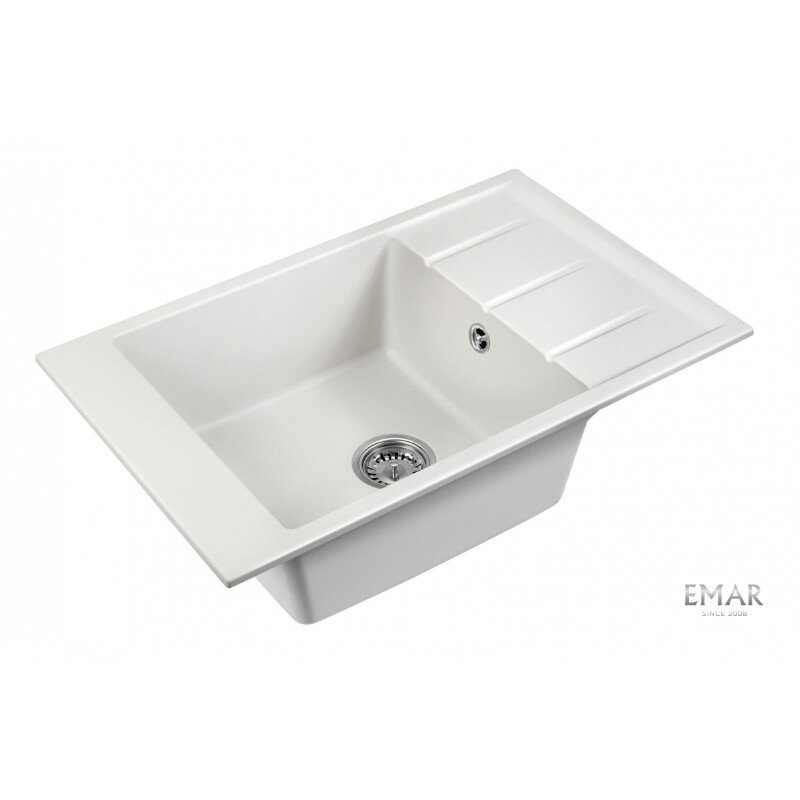 Изображение товара Кухонная мойка из искусственного камня Emar Quartz EMQ-1780.Q Агат 78 см