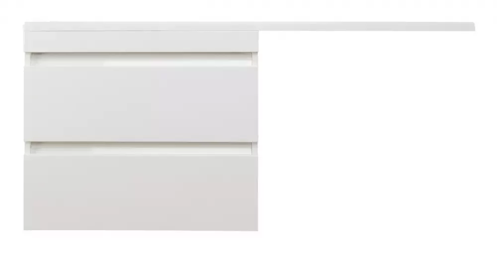 Изображение товара Тумба под раковину Style Line Даллас Люкс 140 СС-00002386 белая подвесная