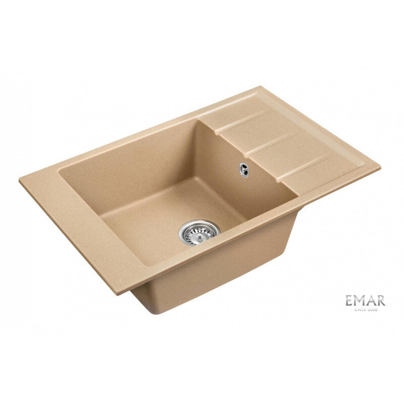Изображение товара Мойка кухонная Emar Quartz EMQ-1780.Q Сардоникс, 78 см
