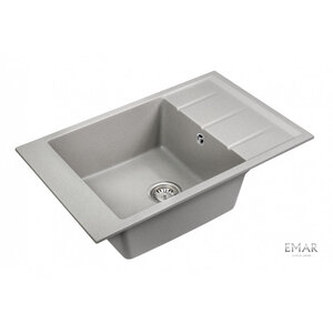 Изображение товара Мойка кухонная Emar Quartz EMQ-1780.Q Барит, 78 см