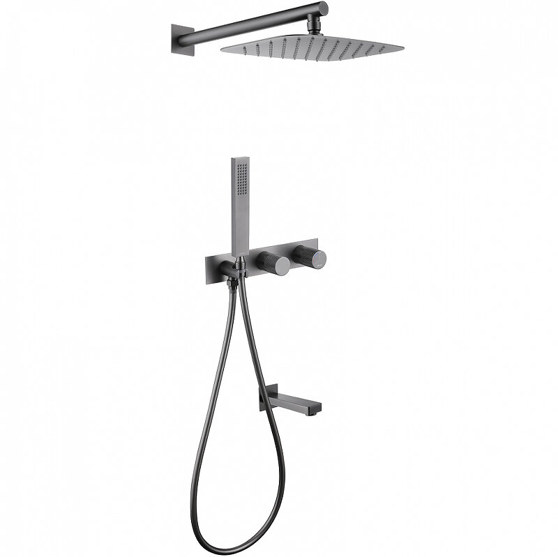 Изображение товара Душевая система Abber Rund AF8717NG никель встраиваемая современная