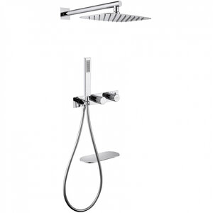Изображение товара Душевая система Abber Rund AF8750, термостатическая, на 3 потребителя, цвет хром