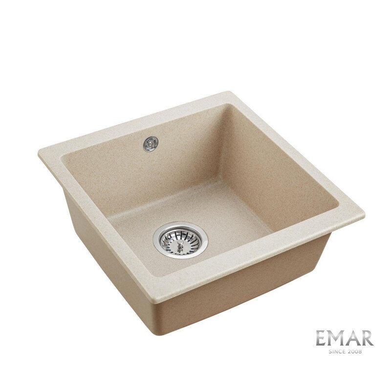 Изображение товара Мойка кухонная Emar Quartz EMQ-1555.P Берилл 55,5 см, цвет берилл Изображение товара Мойка кухонная Emar Quartz EMQ-1555.P Берилл 55,5 см, цвет берилл