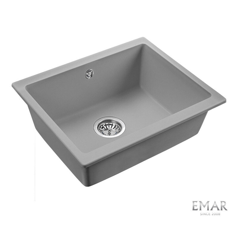 Изображение товара Кухонная мойка из искусственного камня Emar Quartz Алмаз 55,5 см