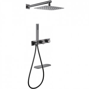 Изображение товара Душевая система Abber Rund AF8750NG, термостатическая, на 3 потребителя, цвет никель