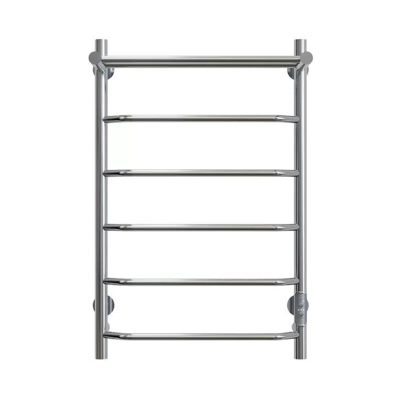 Изображение товара Полотенцесушитель электрический Aringa Киото, ширина 50 см, высота 80 см, с полкой, диммер справа, цвет хром, AR03001CH