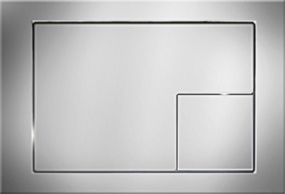 Изображение товара KKPol M10 — механическая клавиша хром-глянец, двухрежимный слив