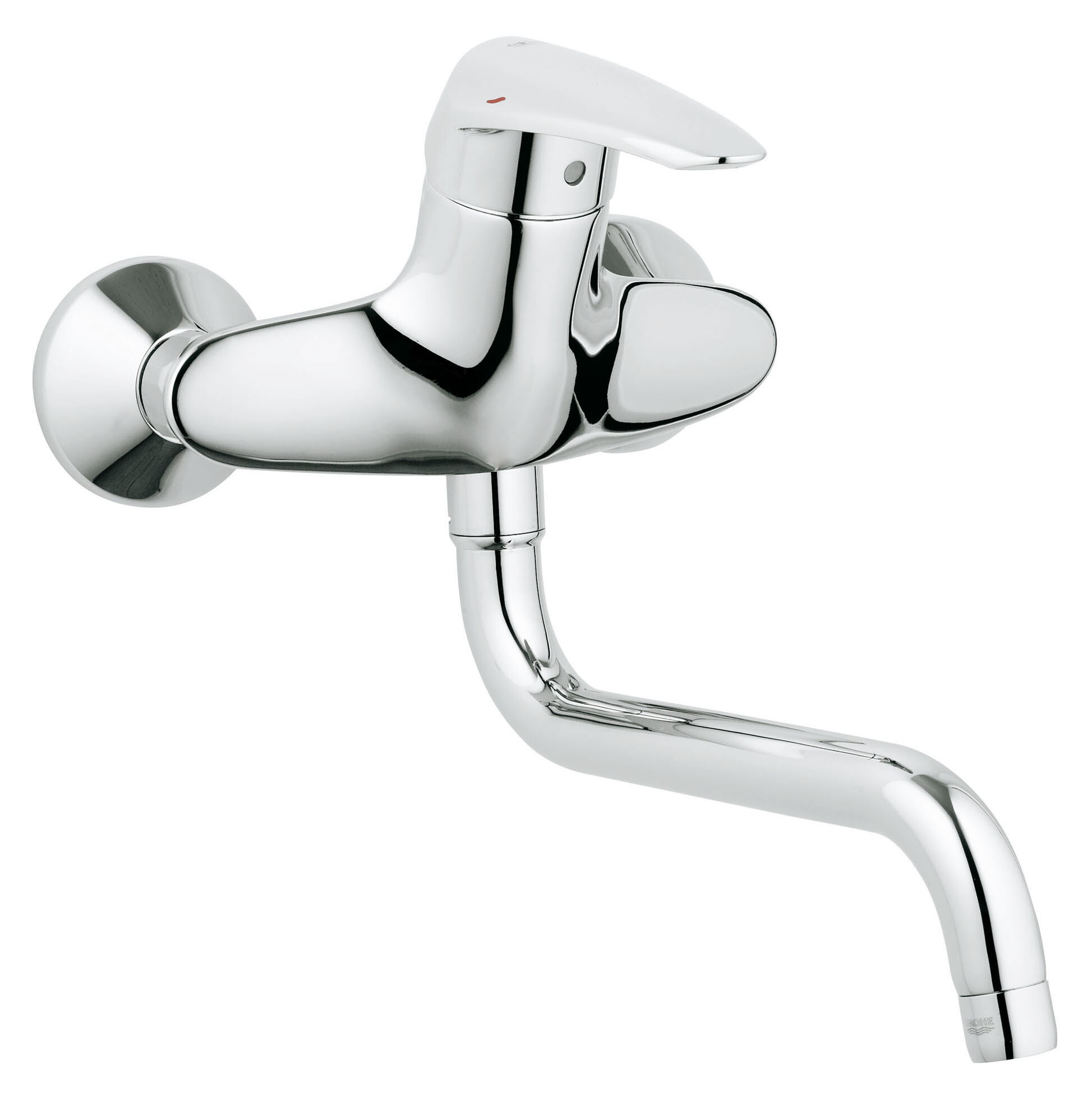 Изображение товара Смеситель для кухни Grohe Eurodisc Cosmopolitan 33772001 настенный хром