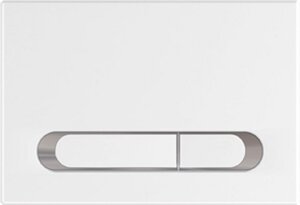 Изображение товара Клавиша KKPol M09 V1 350/PPB/062-00-03, механическая, цвет белый/хром