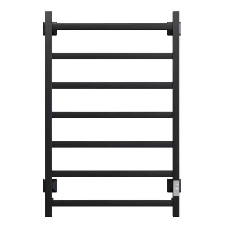 Изображение товара Полотенцесушитель электрический Aringa Порто, ширина 50 см, высота 80 см, диммер справа, цвет черный, AR03012BL