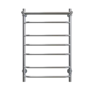 Изображение товара Полотенцесушитель электрический Aringa Бонди, с полкой, ширина 50 см, высота 80 см, диммер справа, цвет хром, AR03019CH
