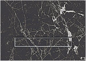 Изображение товара Клавиша KKPol Vitrum Grande V1 350/PPK/410-00-03, Quartz, механическая, цвет Nero Greco, ободки хром