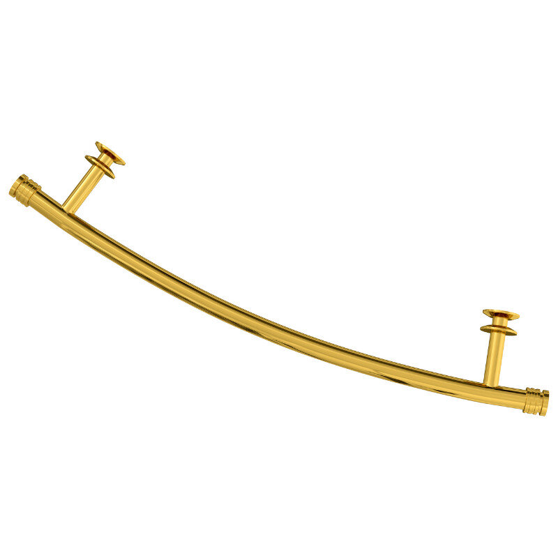 Изображение товара Полка для полотенцесушителей Сунержа 47 см золото выгнутая Россия