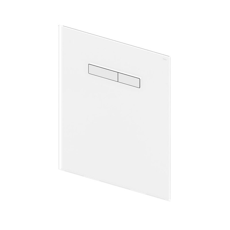 Изображение товара Панель смыва TECE TECElux 9650001 стекло хром механическая, двухрежимный слива