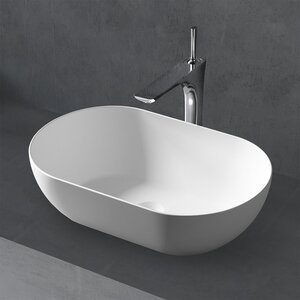 Изображение товара Раковина Abber Stein AS2611, 56 см, искусственный камень, цвет белый матовый